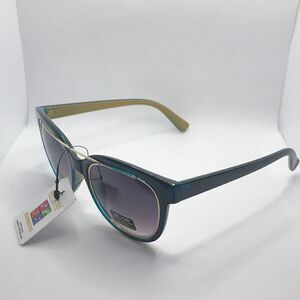 Eyedentification Brow Bar Blue Frame Sunglasses